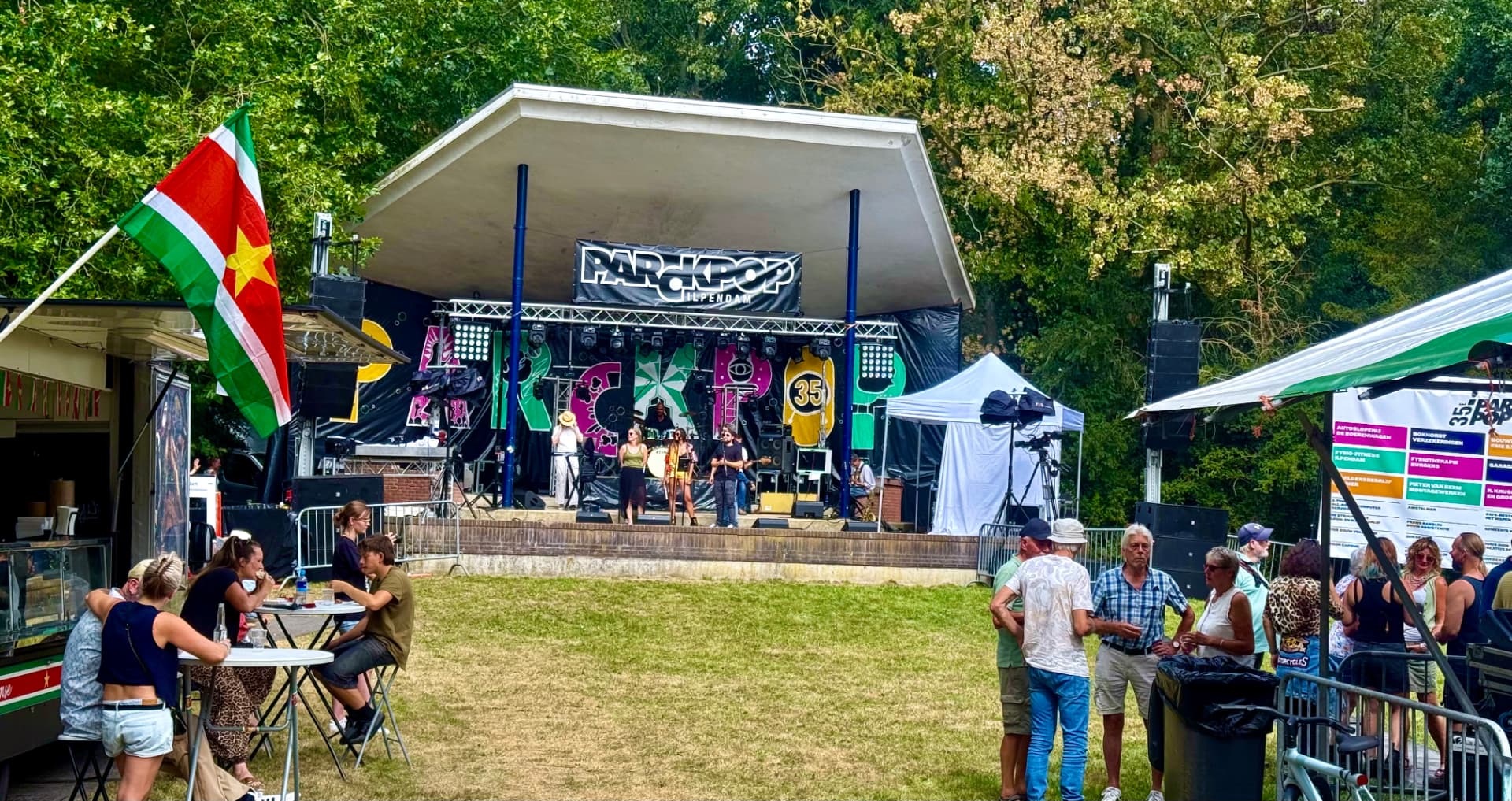 Parkpop festival buitenpodium